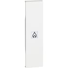 BTICINO - Cover illuminabile con simbolo riscaldamento - 1 modulo, Bianco