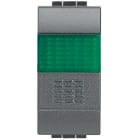 BTICINO - Pulsante 1P - NO 10A 250Vac - portalampada verde