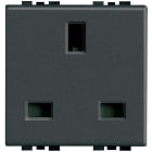 BTICINO - Presa modulare 2P+T 13A 250Vac British standard