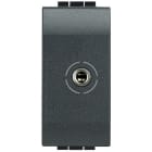 BTICINO - Connettore jack 3.5 - Serie Liviglight Antracite
