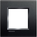 BTICINO - Placca quadra Livinglight 2 moduli