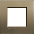BTICINO - Placca quadra Livinglight 2 moduli