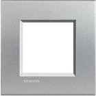 BTICINO - Placca quadra Livinglight 2 moduli