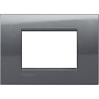 BTICINO - Placca quadra Livinglight 3 moduli