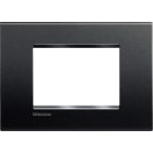 BTICINO - Placca quadra Livinglight 3 moduli