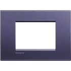 BTICINO - Placca quadra Livinglight 3 moduli