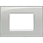 BTICINO - Placca quadra Livinglight 3 moduli