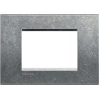 BTICINO - Placca quadra Livinglight 3 moduli