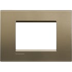BTICINO - Placca quadra Livinglight 3 moduli
