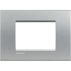 BTICINO - Placca quadra Livinglight 3 moduli