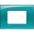 BTICINO - Placca quadra Livinglight 3 moduli