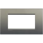 BTICINO - Placca quadra Livinglight 4 moduli