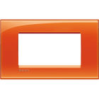 BTICINO - Placca quadra Livinglight 4 moduli