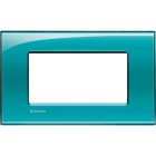 BTICINO - Placca quadra Livinglight 4 moduli