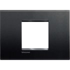 BTICINO - Placca quadra Livinglight 2 moduli centrati