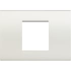 BTICINO - Placca quadra Livinglight 2 moduli centrati