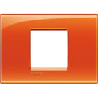 BTICINO - Placca quadra Livinglight 2 moduli centrati