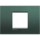 BTICINO - Placca quadra Livinglight 2 moduli centrati