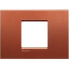 BTICINO - Placca quadra Livinglight 2 moduli centrati