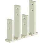 LEGRAND - Attacchi posteriori in piatto sfalsati per M5 1600 - 4P
