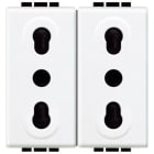BTICINO - Presa duplex bipasso 2P+T 10/16A 250Vac