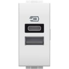 BTICINO - Caricatore USB tipo A e C con tensione 5 Vdc