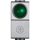 BTICINO - Pulsante con portalampada verde