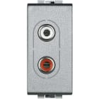 BTICINO - Connettore RCAx2 - Serie Livinglight Tech