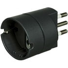 BTICINO - Adattatore con spina 2P+T 10A e presa tedesca - antracite
