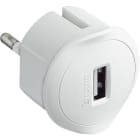 BTICINO - kit - adattatore spina standard tedesca presa USB 1,5A bianco