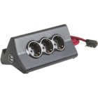 BTICINO - Multipresa hi-tech con 1 USB Quick Charge - grigia