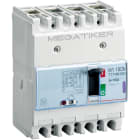 LEGRAND - Interruttore scatolato MEGATIKER M1 160N magnetotermico 3P+N/2 - In= 160A - Icu 50kA