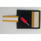CABUR - Numerazione manuale 4x2,6mm giallo, simbolo (C)