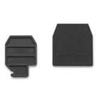 CABUR - Piastrina terminale per CBC.2, CBC.4, CBC.6, CBC.10, colore nero.