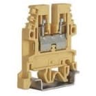 CABUR - Morsetto a vite combinata 2.5mm2, 1-piano, colore beige, serie CBD CB110CR