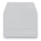 CABUR - Piastrina terminale grigia per CBD.2, TC/PO.