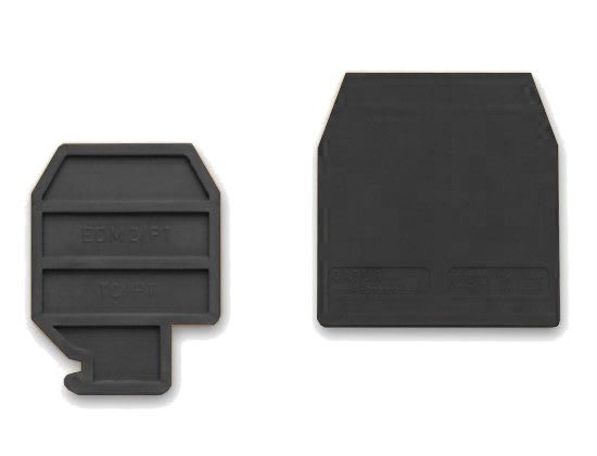 CABUR - Piastrina terminale, nero, per CBC.16/PT/N e CBC.17. CB161N