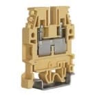 CABUR - Morsetto a vite taglio-croce 4mm2, 1-piano, colore beige, serie CBD