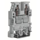 CABUR - Morsetto passante 6mm2, 1-piano, grigio CBD Premium.