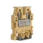 CABUR - CBD Morsetto a vite combinata 6mm2 1-piano colore beige serie SEZ VITECROCE