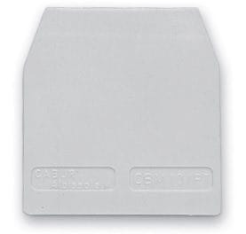 CABUR - Piastrina terminale grigia per CBD.11 CB10/PT/GR. CB431GR