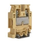 CABUR - Morsetto a vite combinata 16mm2, 1-piano, colore beige, serie CBD.