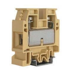 CABUR - Morsetto passante a vite/croce sez 50mm2, 1-piano, grigio CBD serie. CB710CR