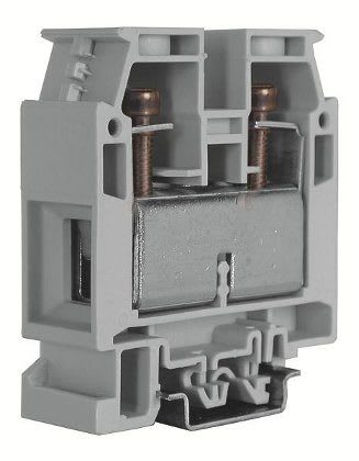 CABUR - Morsetto passante 70mm2, 1-piano, grigio CBD Premium. CB812