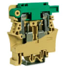 CABUR - Morsetto portafusibile 10mm2 con segnalazione 230V, colore beige.