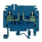 CABUR - Morsetto sezionatore a vite 4mm2, 1-piano, blu, serie MPS.