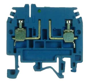 CABUR - Morsetto sezionatore a vite 4mm2, 1-piano, blu, serie MPS.