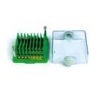 CABUR - Morsettiera sezionabile di misure tensione-corrente, trasparente. MZ300T