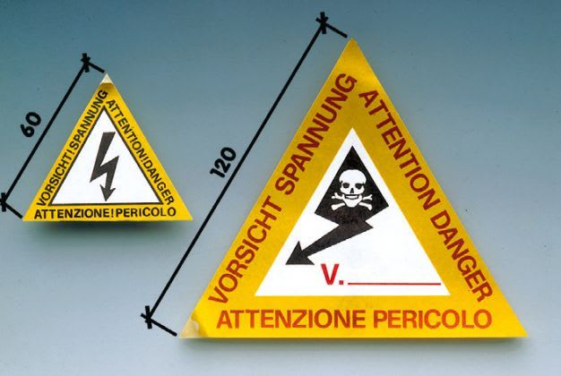 CABUR - targhetta autoadesiva tai/6 TA001
