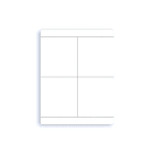 CABUR - Tessera adesiva in policarbonato 30x70mm colore bianco per CaburJet. TA3070AW